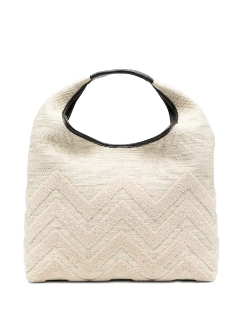 Missoni zigzag-pattern tote bag
