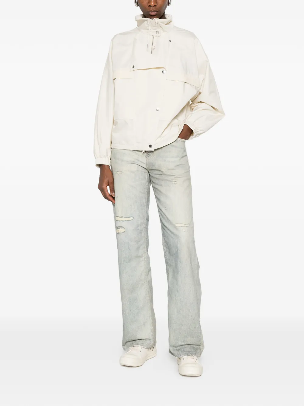  Yves Salomon Chest-pocket Buttoned Jacket - Neutrals 