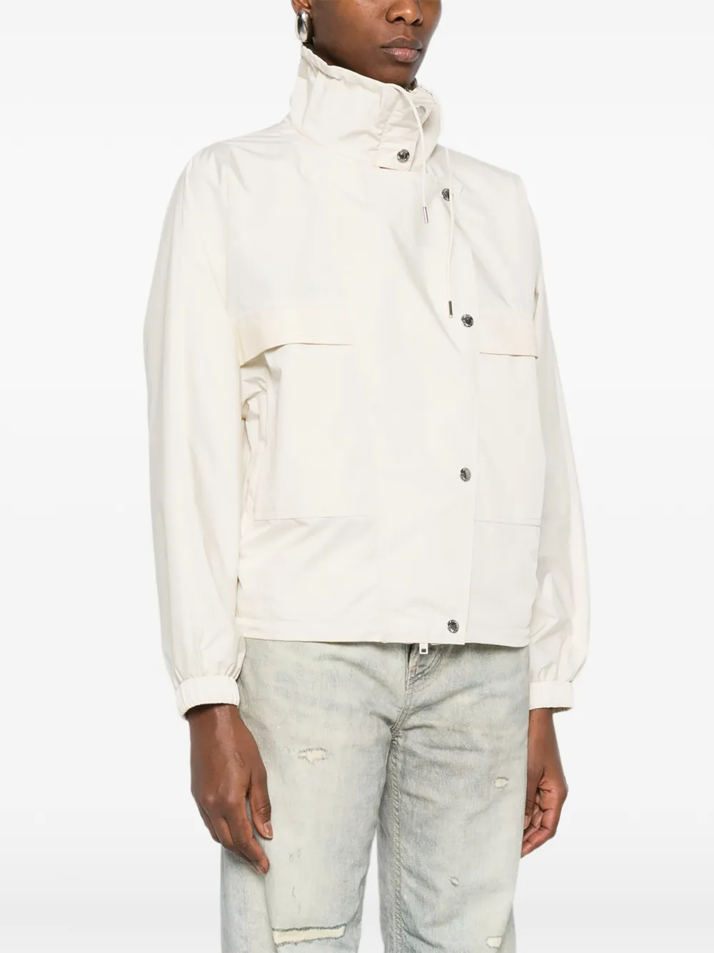  Yves Salomon Chest-pocket Buttoned Jacket - Neutrals 