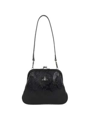 Vivienne Westwood オーブ スタッズ ショルダーバッグ | ブラック
