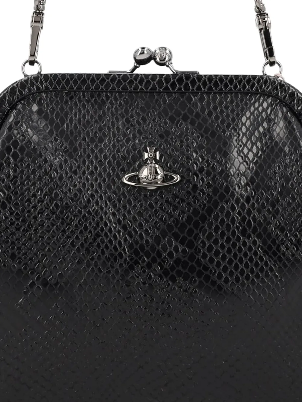 Vivienne Westwood Schoudertas met logoplakkaat Zwart