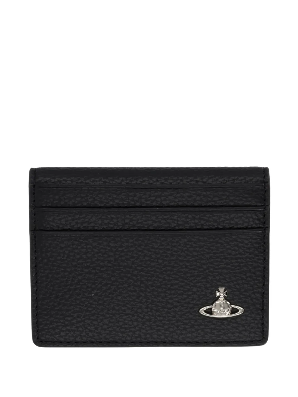 Vivienne Westwood orb-plaque card holder - Nero