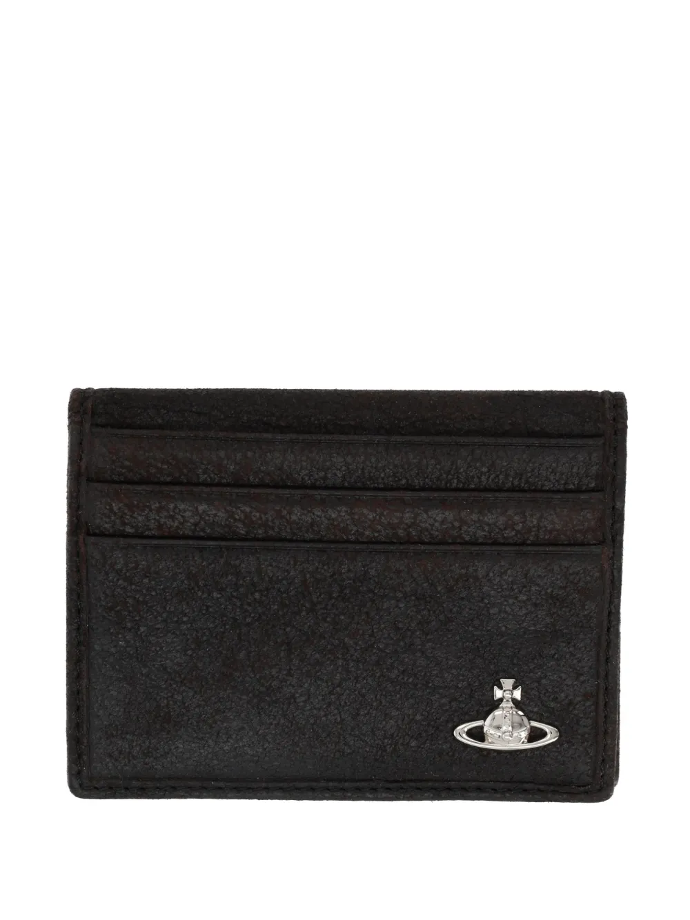 Vivienne Westwood orb detail cardholder - Marrone