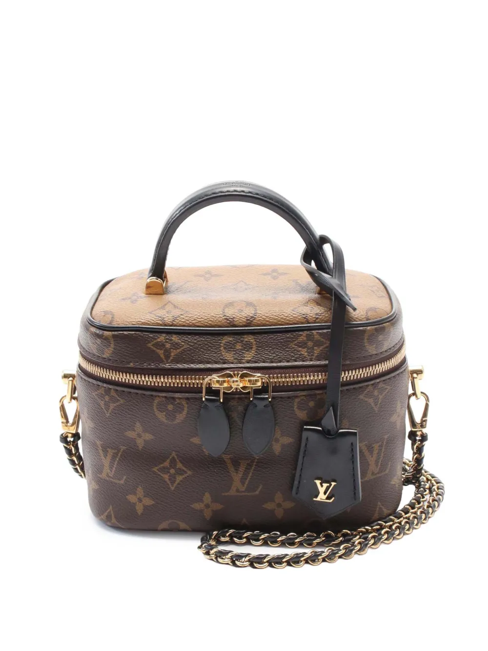 Louis Vuitton Pre-Owned 2020 Monogram Reverse Vanity PM satchel - Marrone