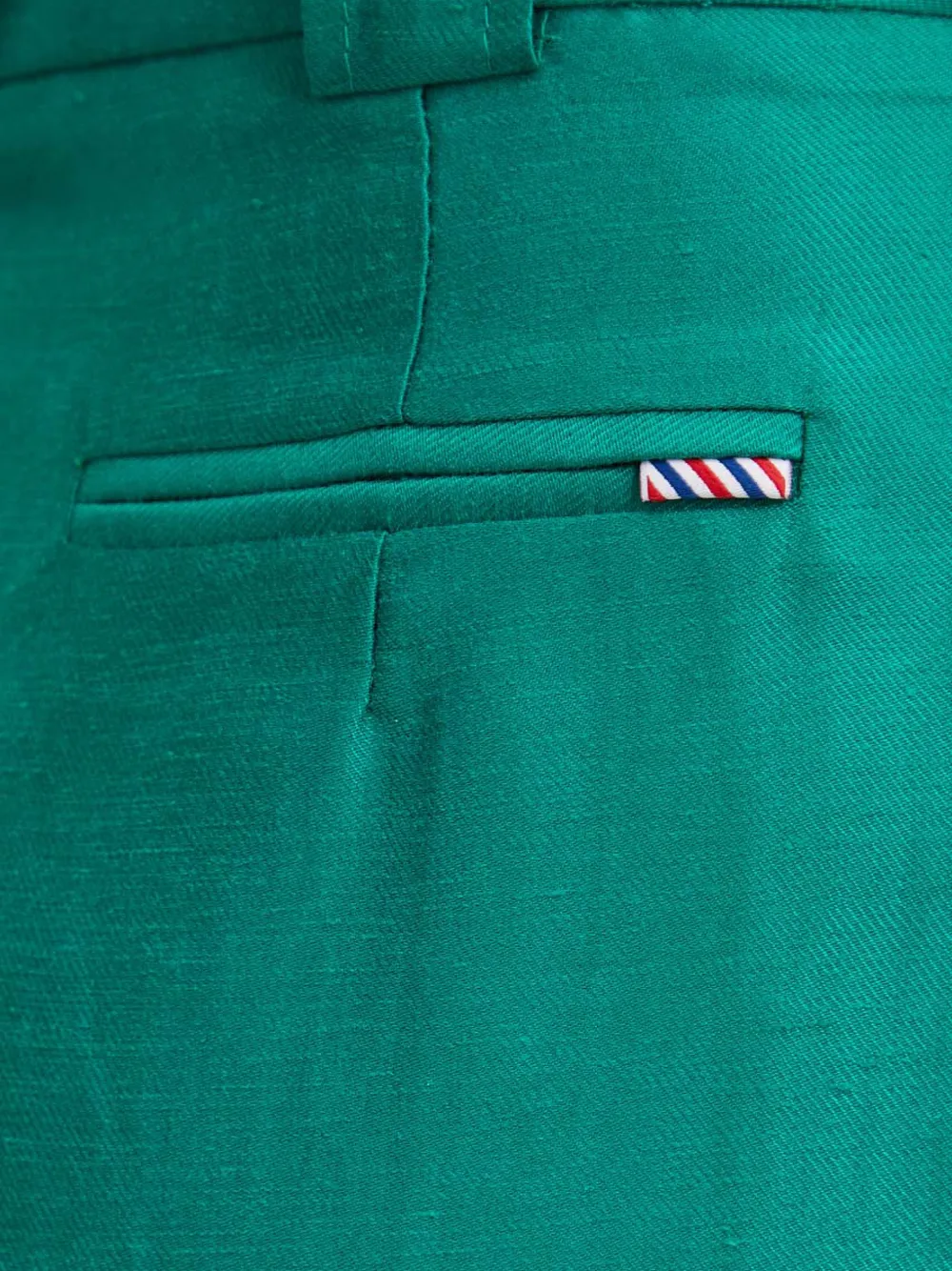 La Petite Française Savoureux geplooide shorts Groen
