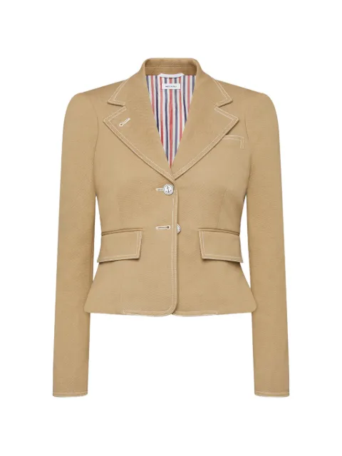 Thom Browne selvedge denim cropped jacket