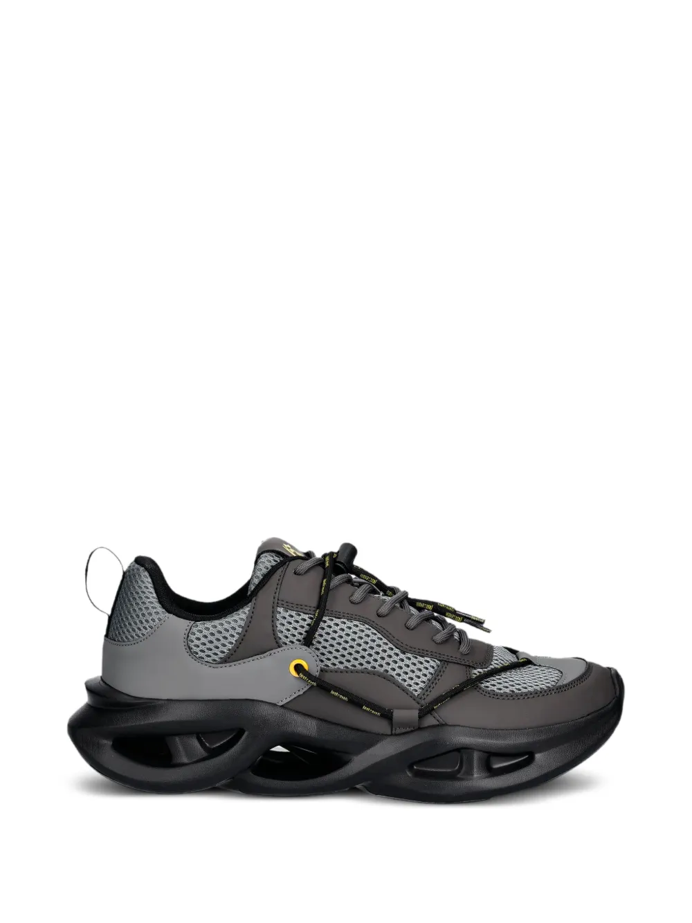 Just Cavalli mesh lace-up fastrning sneakers Grijs