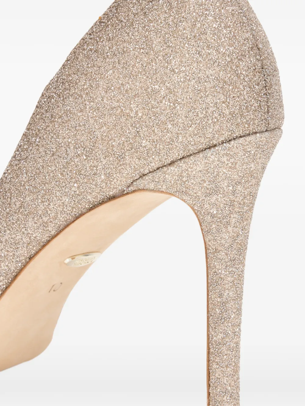 Badgley Mischka Cher pumps verfraaid met kristallen Goud