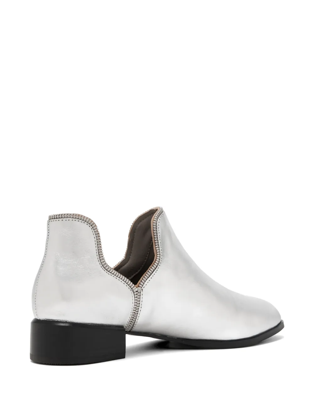 Senso Leren laarzen Zilver