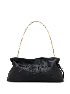 DSQUARED2 Gothic Belt Leather Clutch Bag | Black | FARFETCH
