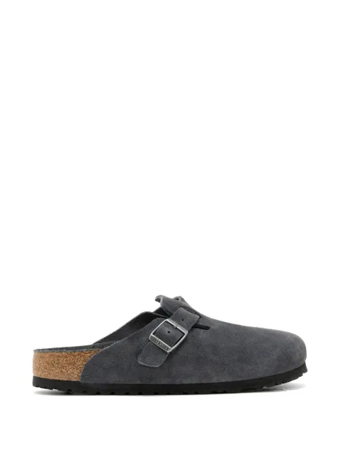 Birkenstock buckle-strap slippers