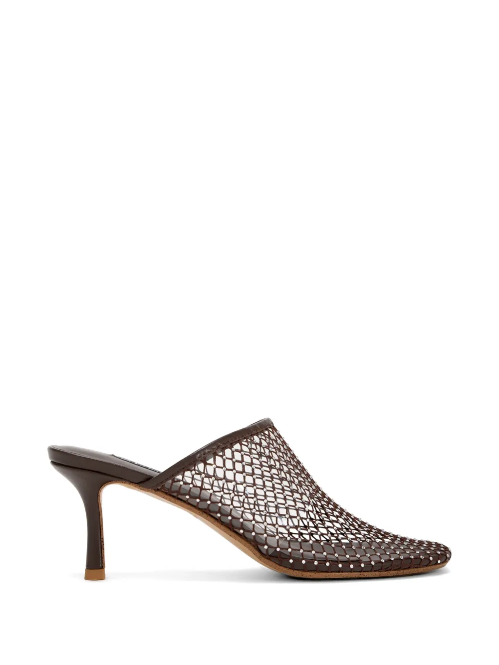 Senso Pam Crystal-embellishment Mules In Brown