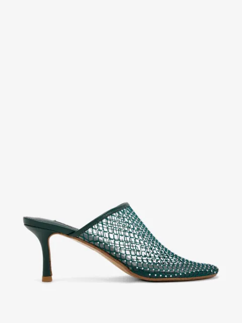 Senso crystal-embellished mules
