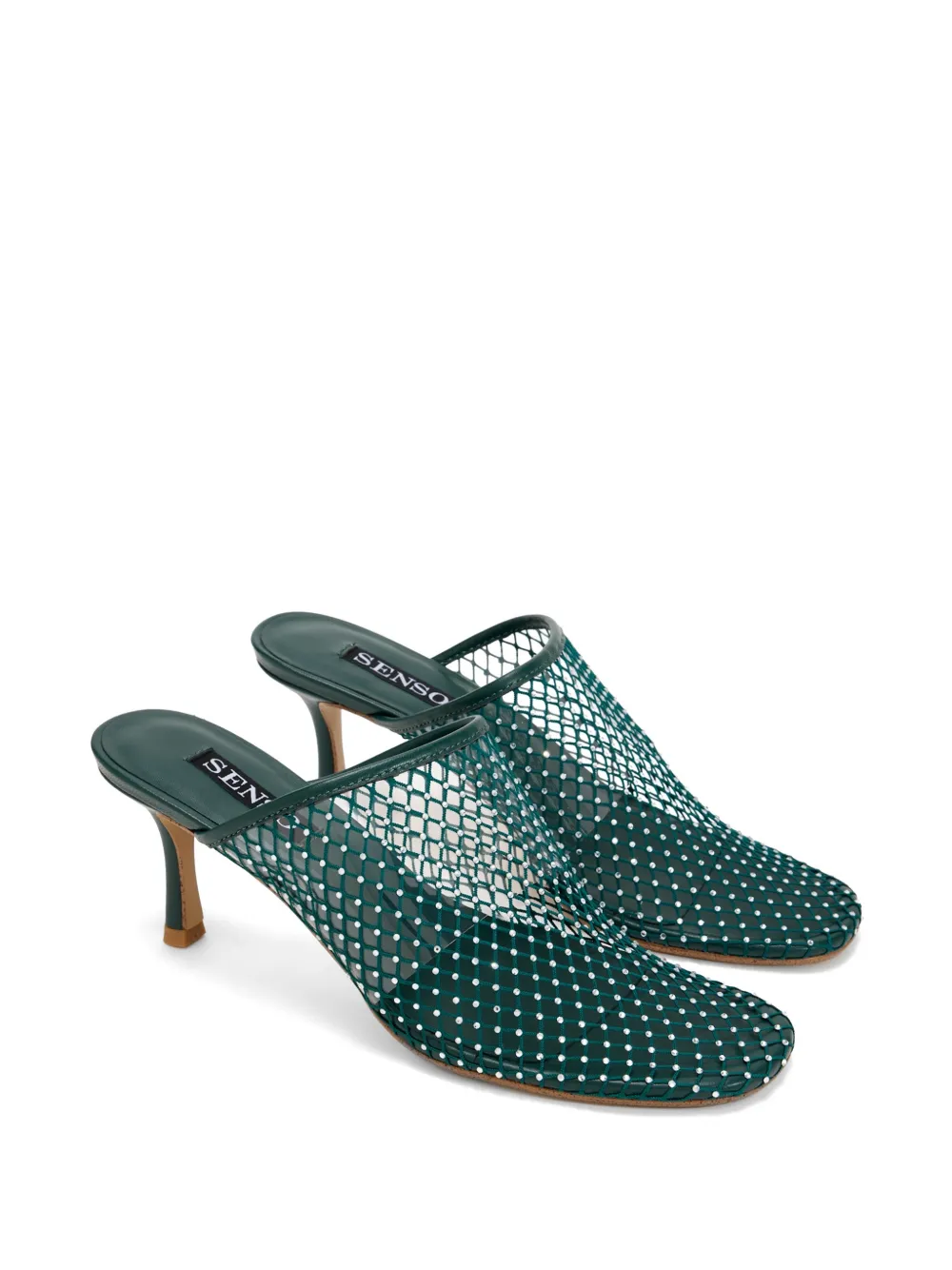 Senso Muiltjes verfraaid met kristallen Groen