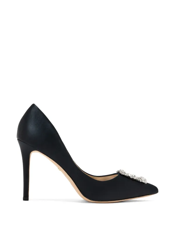 Badgley Mischka Cher ビジュートリム パンプス | ブラック | FARFETCH JP