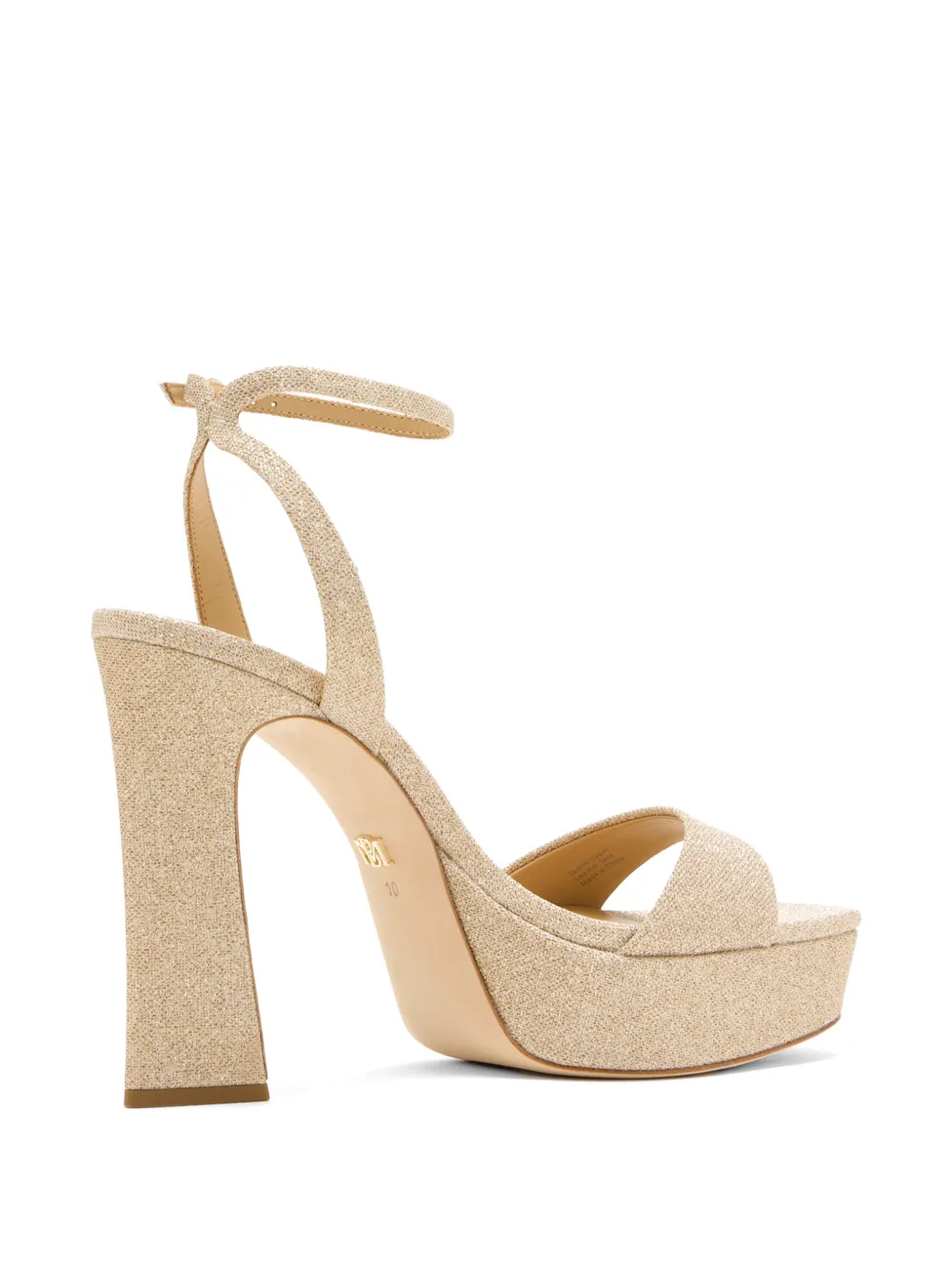 Badgley Mischka Caia sandalen met plateauzool Beige