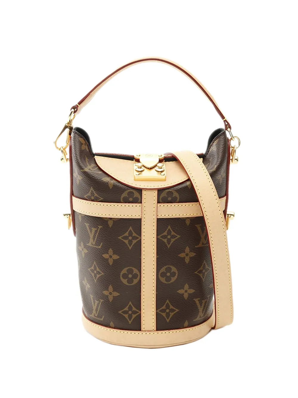 Louis Vuitton Pre-Owned 2021-2026 Monogram Duffle bucket bag - Marrone