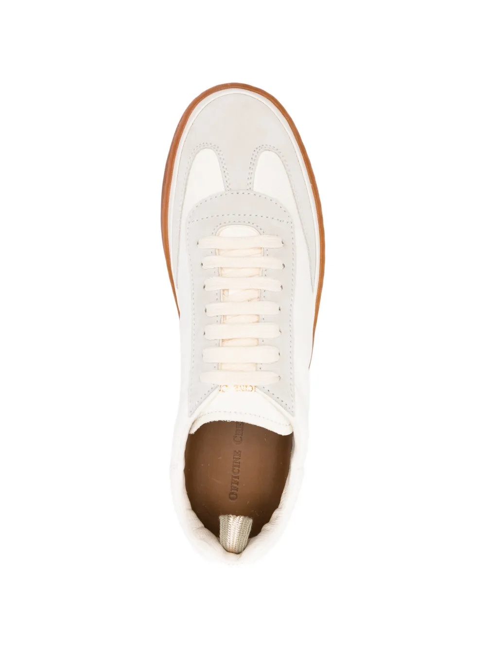 Officine Creative Sneakers met vlakken Beige