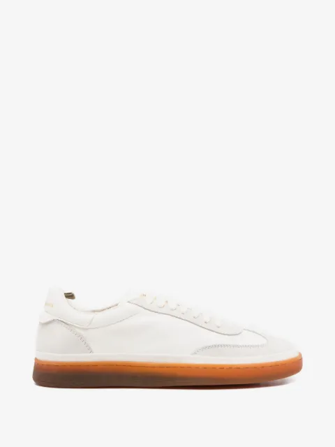 Officine Creative tenis con agujetas y paneles