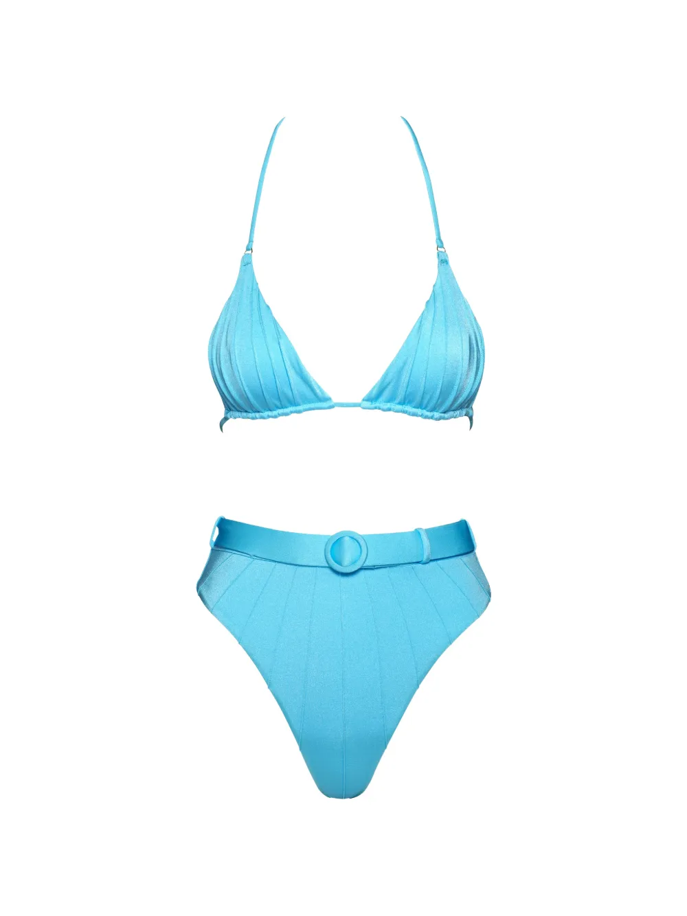 Noire Swimwear belted bikini - Blu