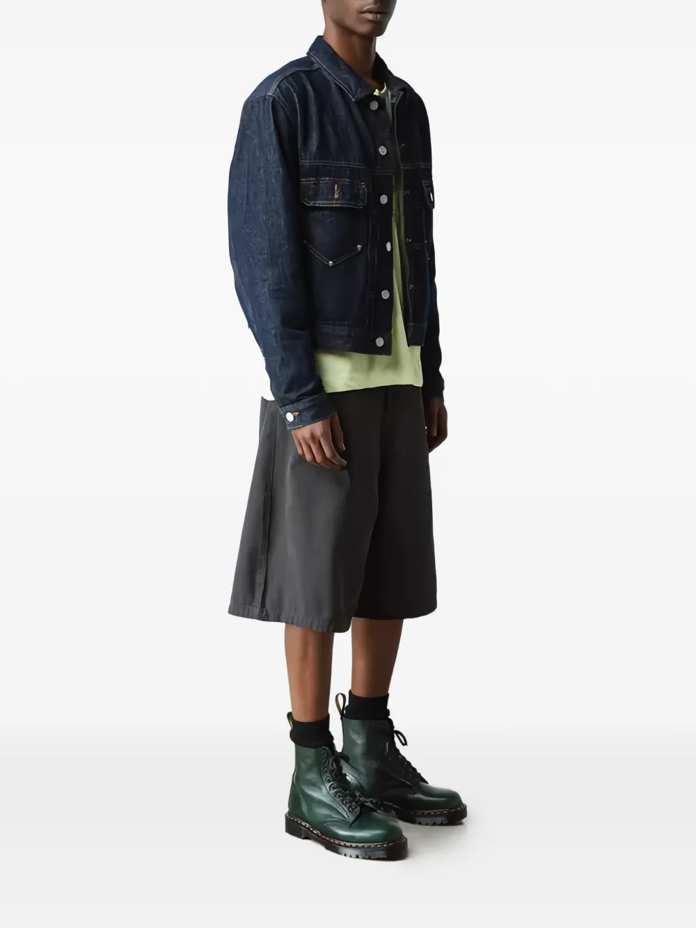 Dr. Martens 1460 Pascal lace-up leather boots Groen