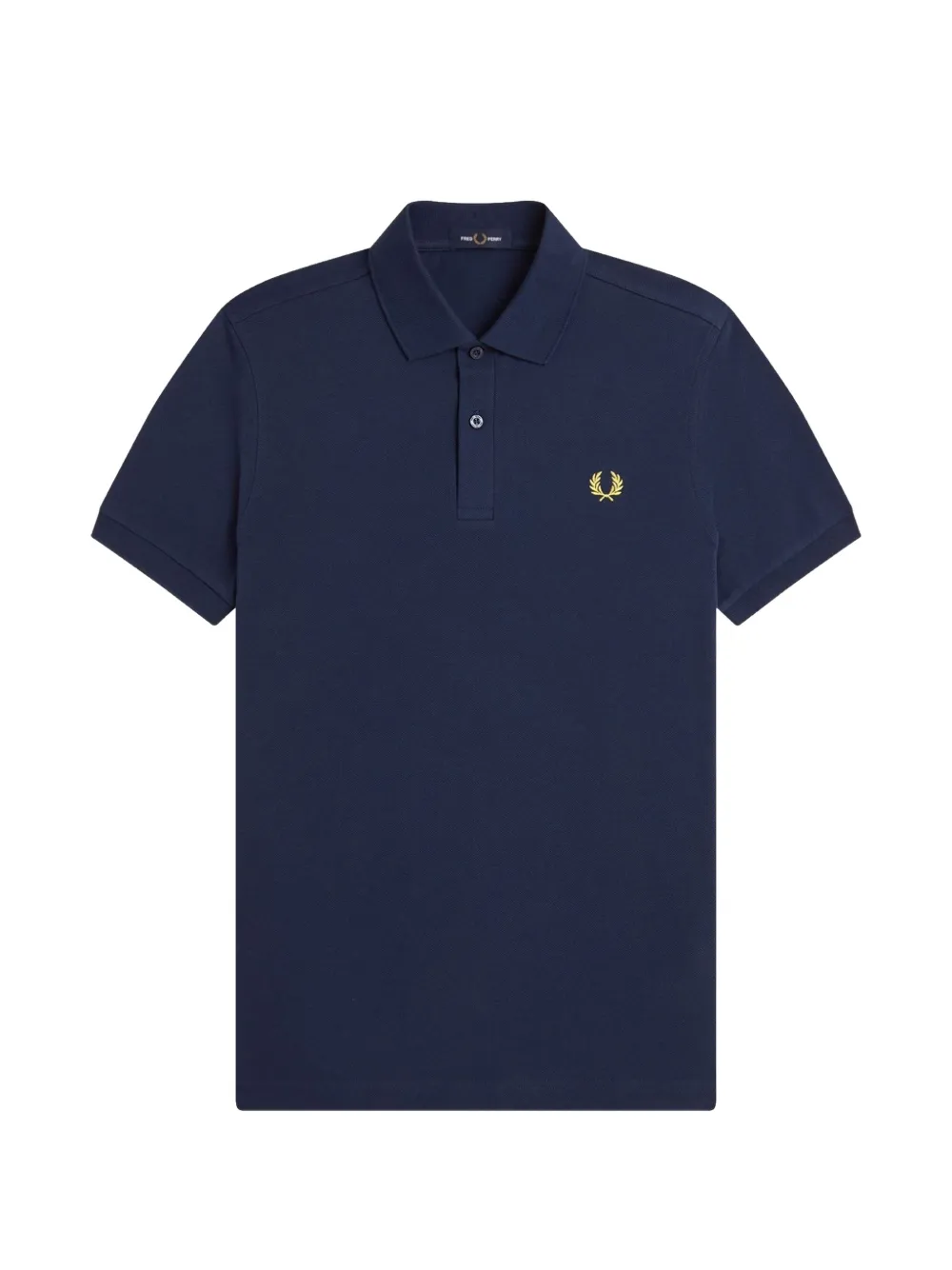 Fred Perry logo-embroidered polo shirt - Blu