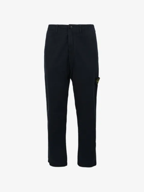 Stone Island Pantaloni con applicazione logo