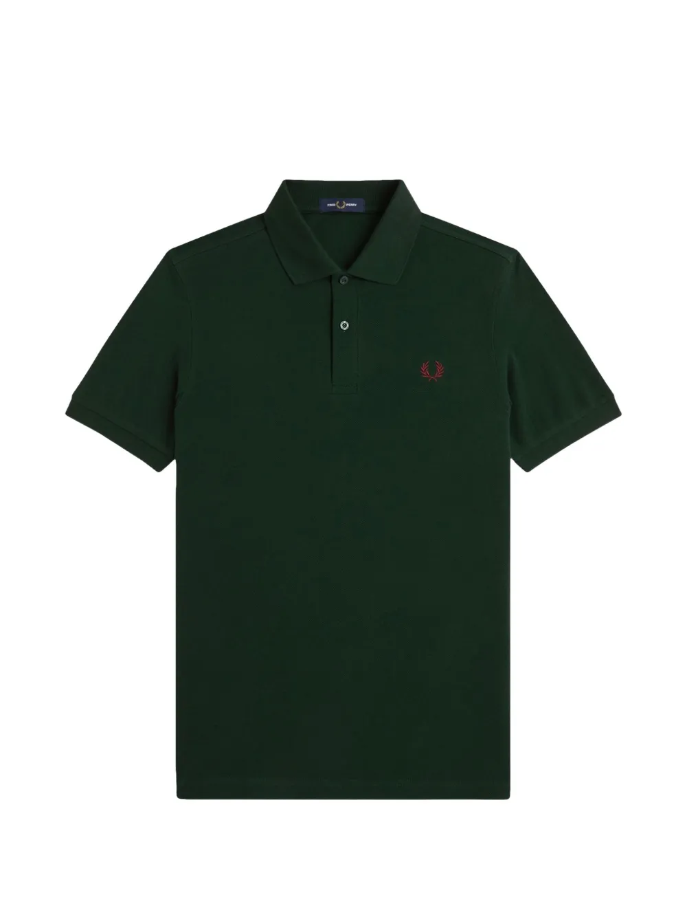 Fred Perry logo-detail polo shirt - Verde
