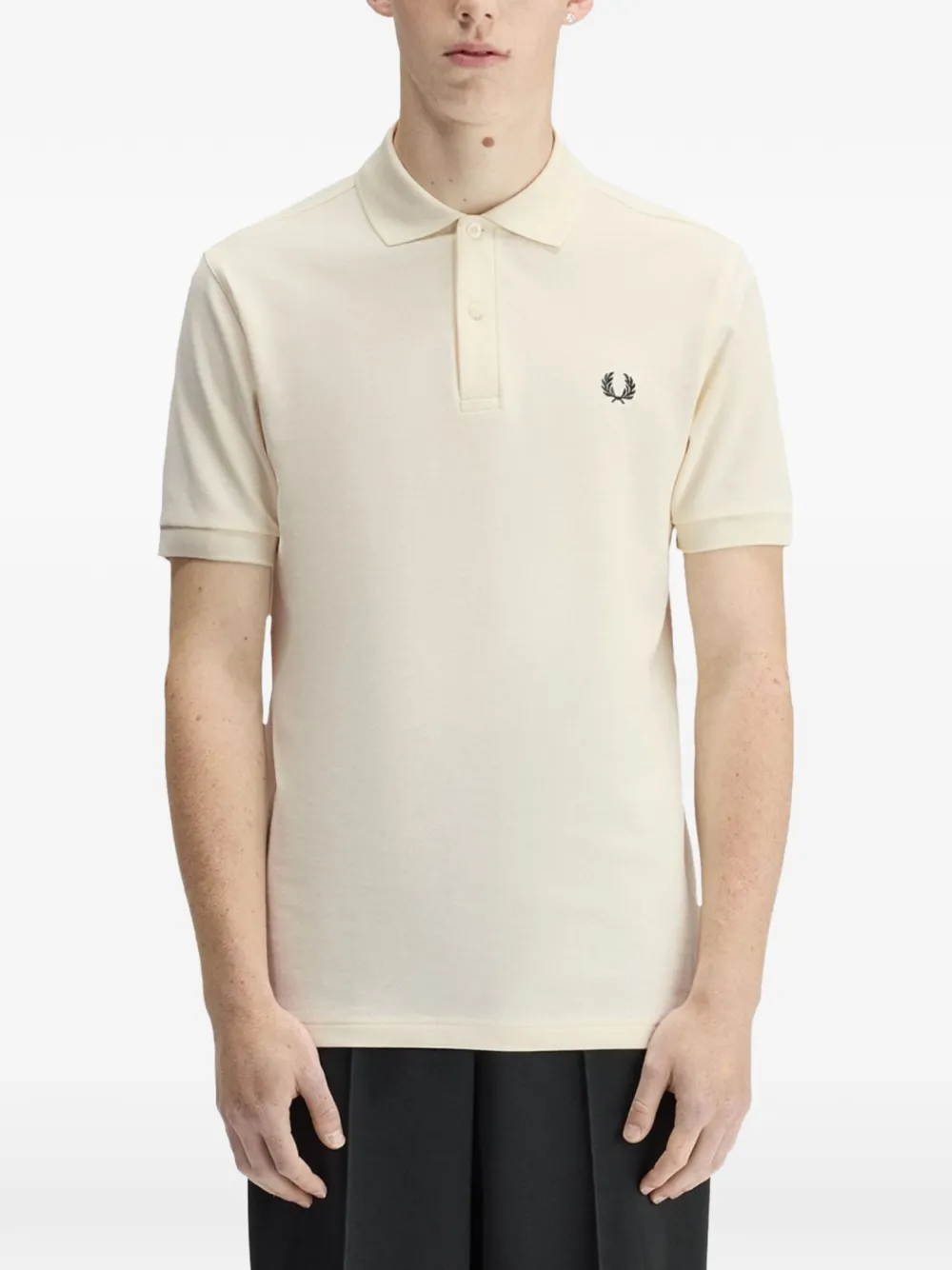 Fred Perry Poloshirt met logo Beige