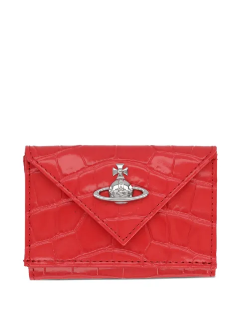 Vivienne Westwood cartera con efecto de piel de cocodrilo