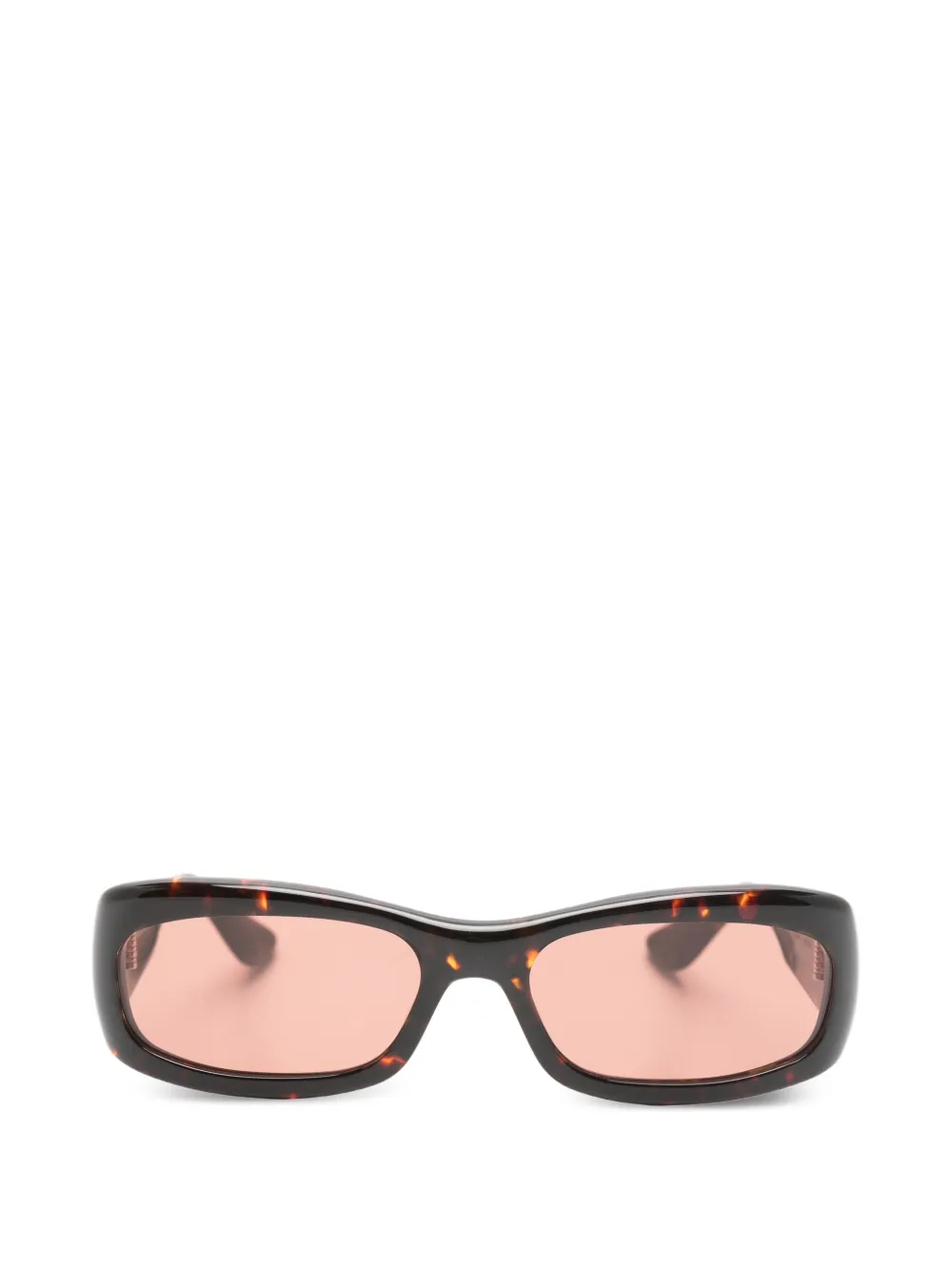 Port Tanger Saudade rectangle-frame sunglasses - Braun