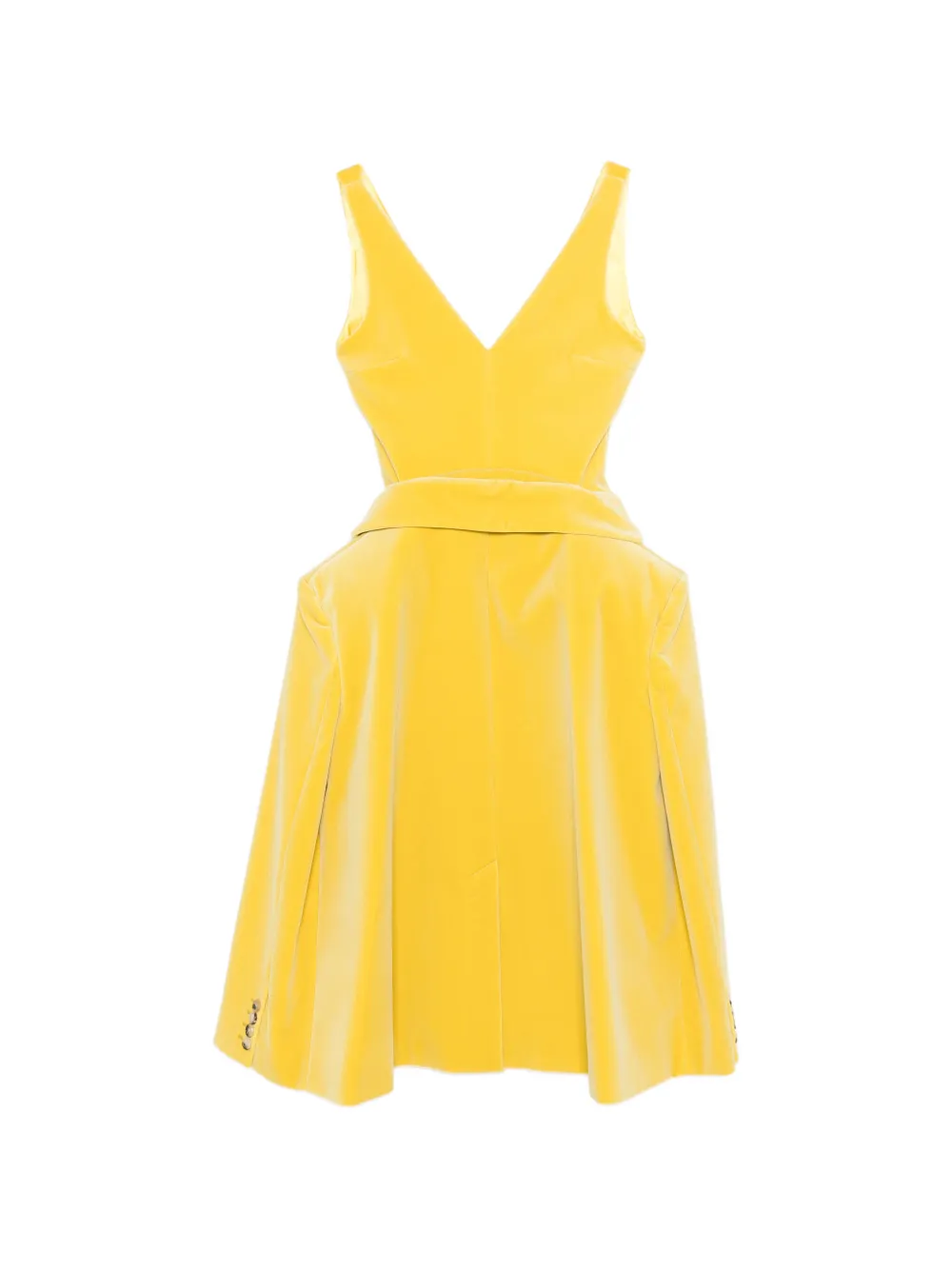 JW Anderson Abito lungo con scollo a V - Giallo