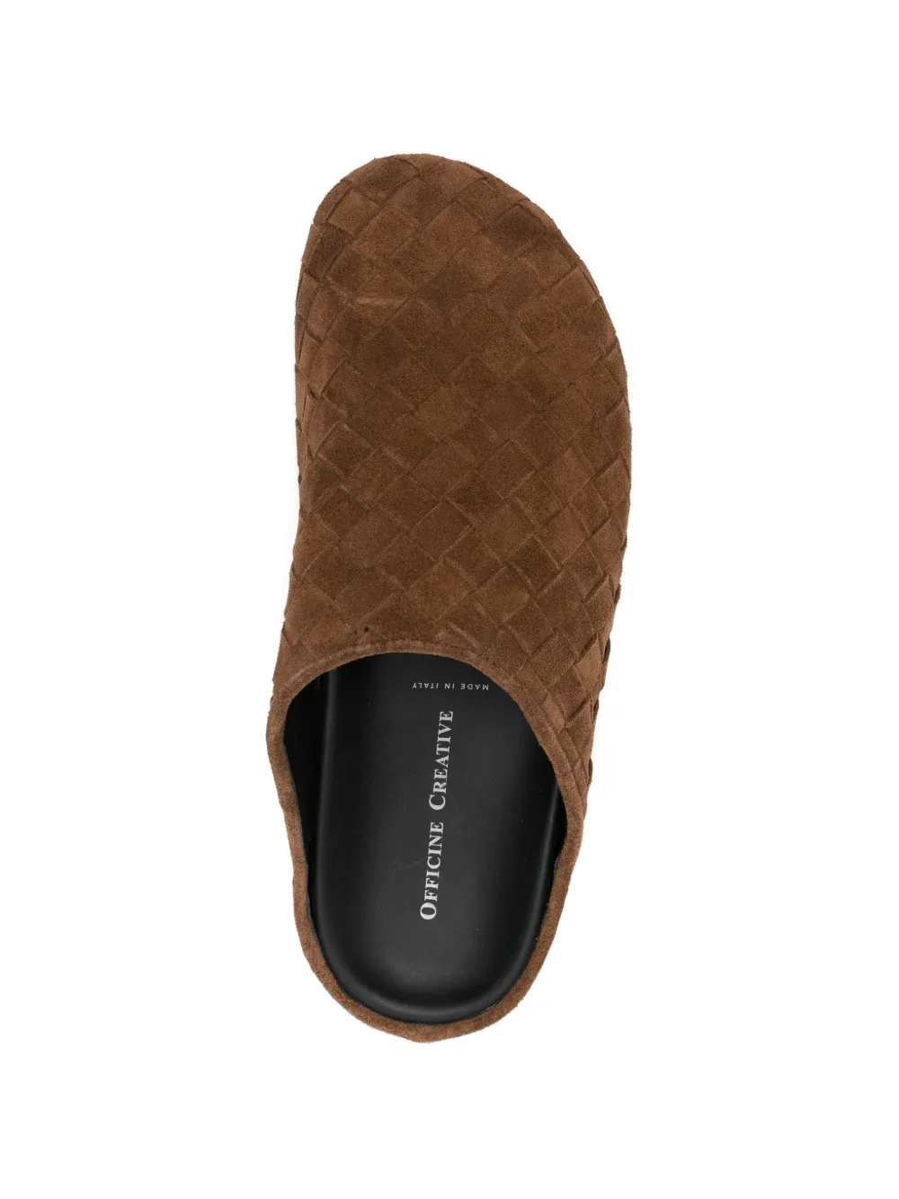 Officine Creative Geweven muiltjes Bruin
