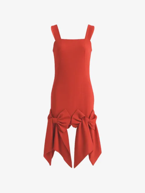 Tulleen vestido con detalle de moño
