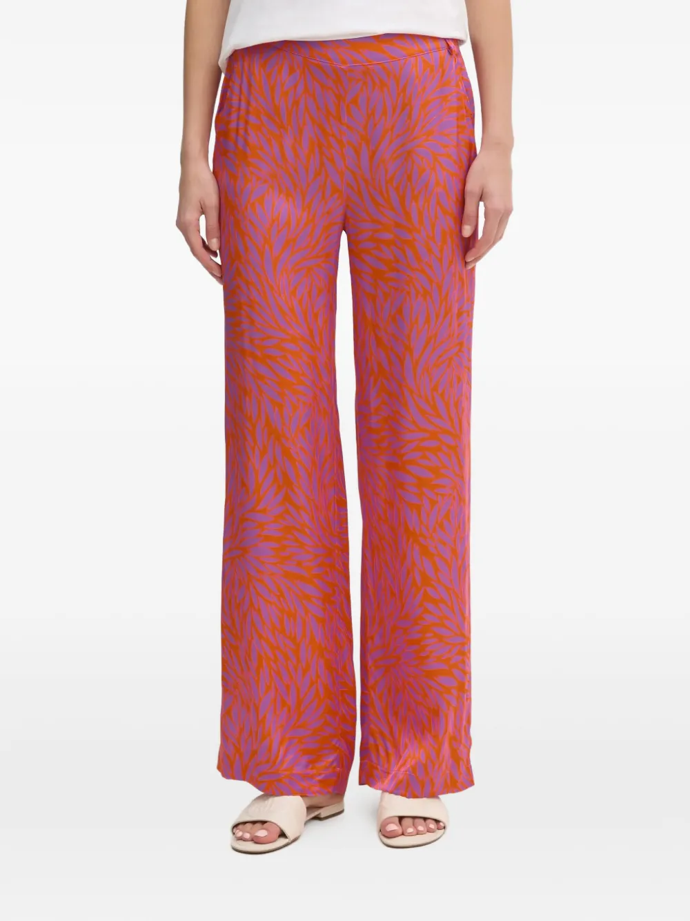 La Petite Française Pavina printed trousers - Arancione