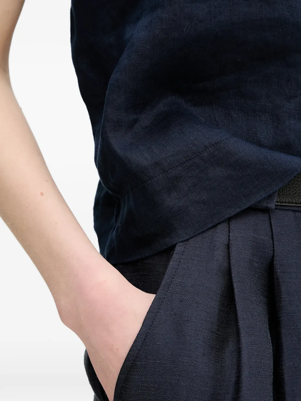 Savoureux Pleated Shorts