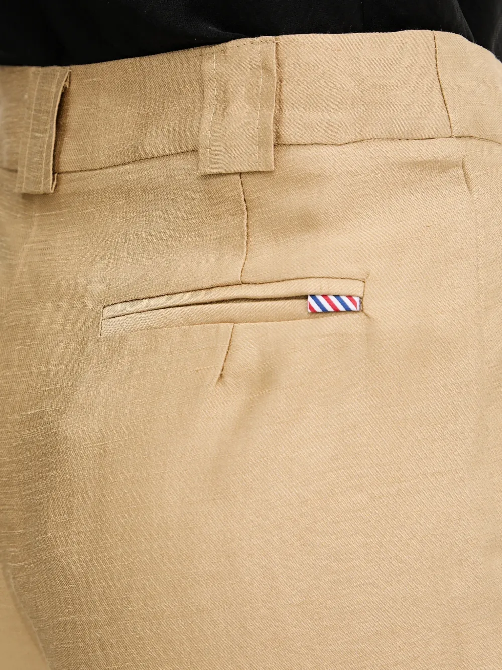 La Petite Française Savoureux geplooide shorts Beige