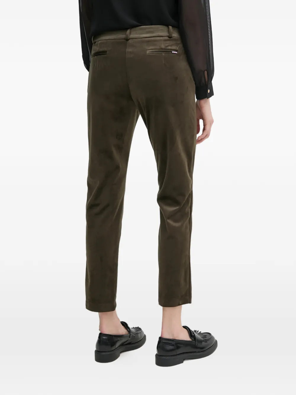  La Petite Française Parfume Straight Trousers - Green 