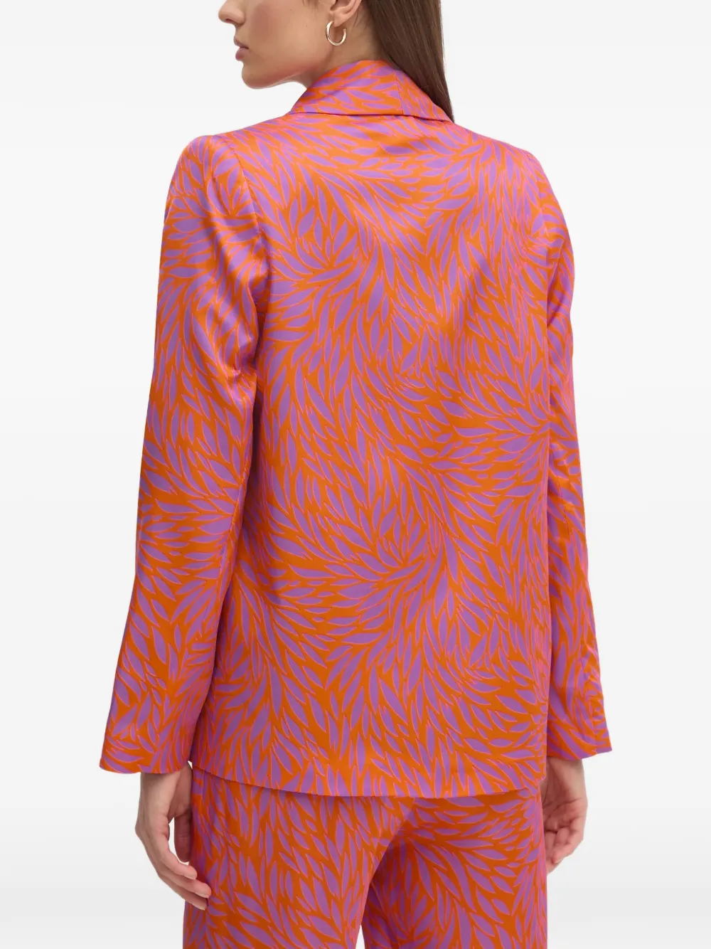 Vernon Leaf-Print Blazer
