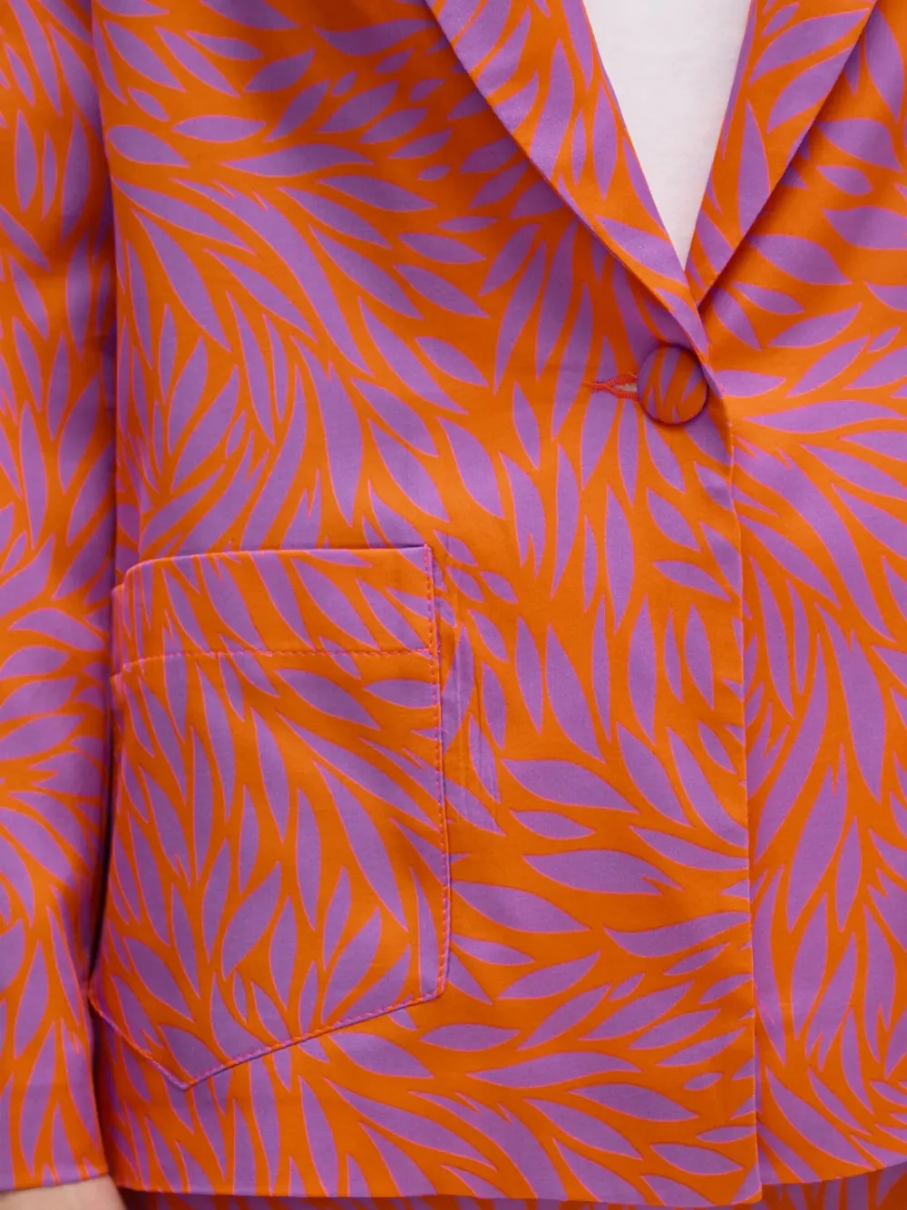 Vernon Leaf-Print Blazer