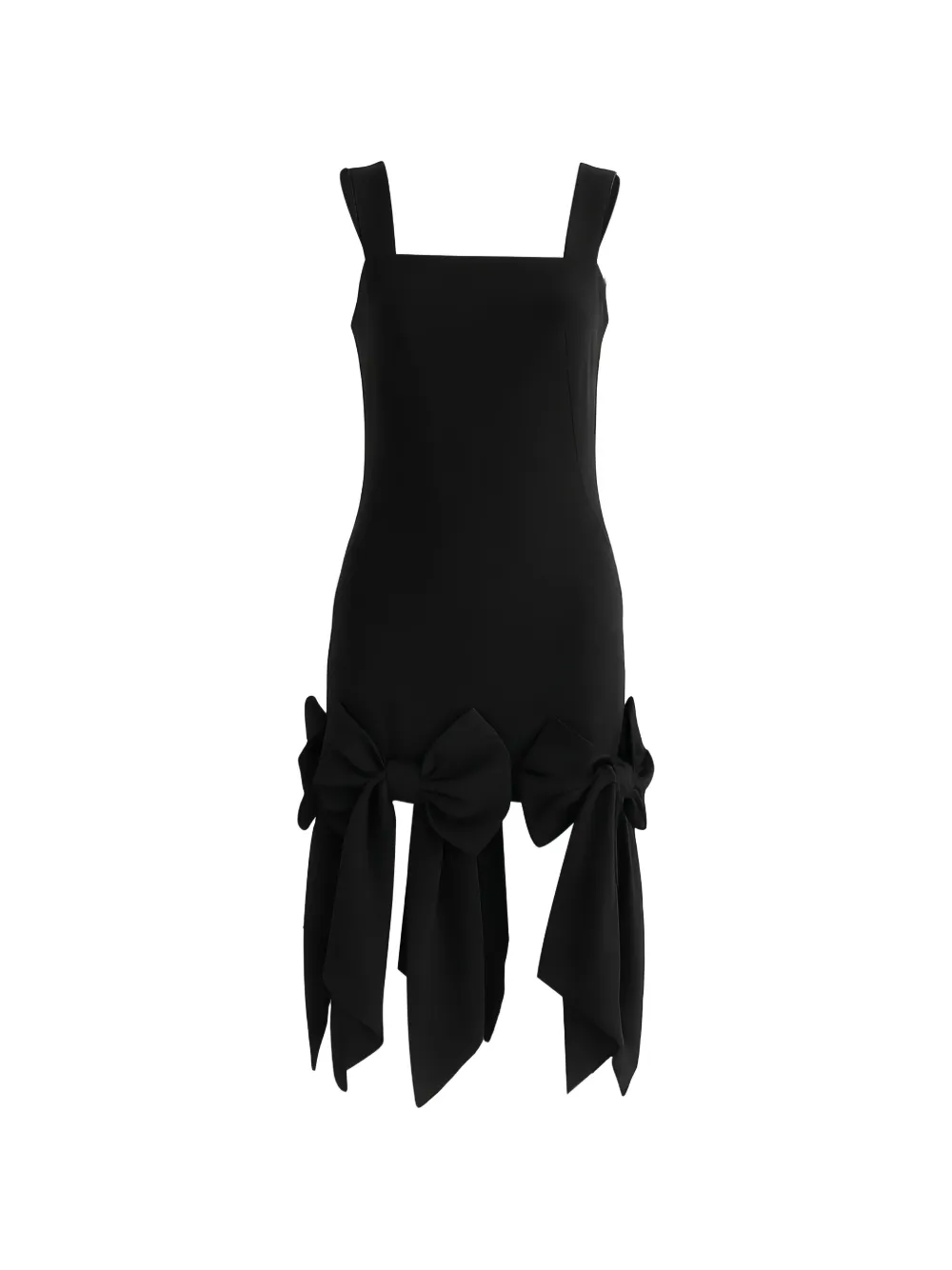 Tulleen bow-detail dress - Nero
