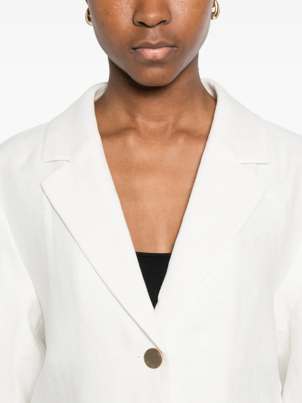 'S Max Mara Linnen jack Wit