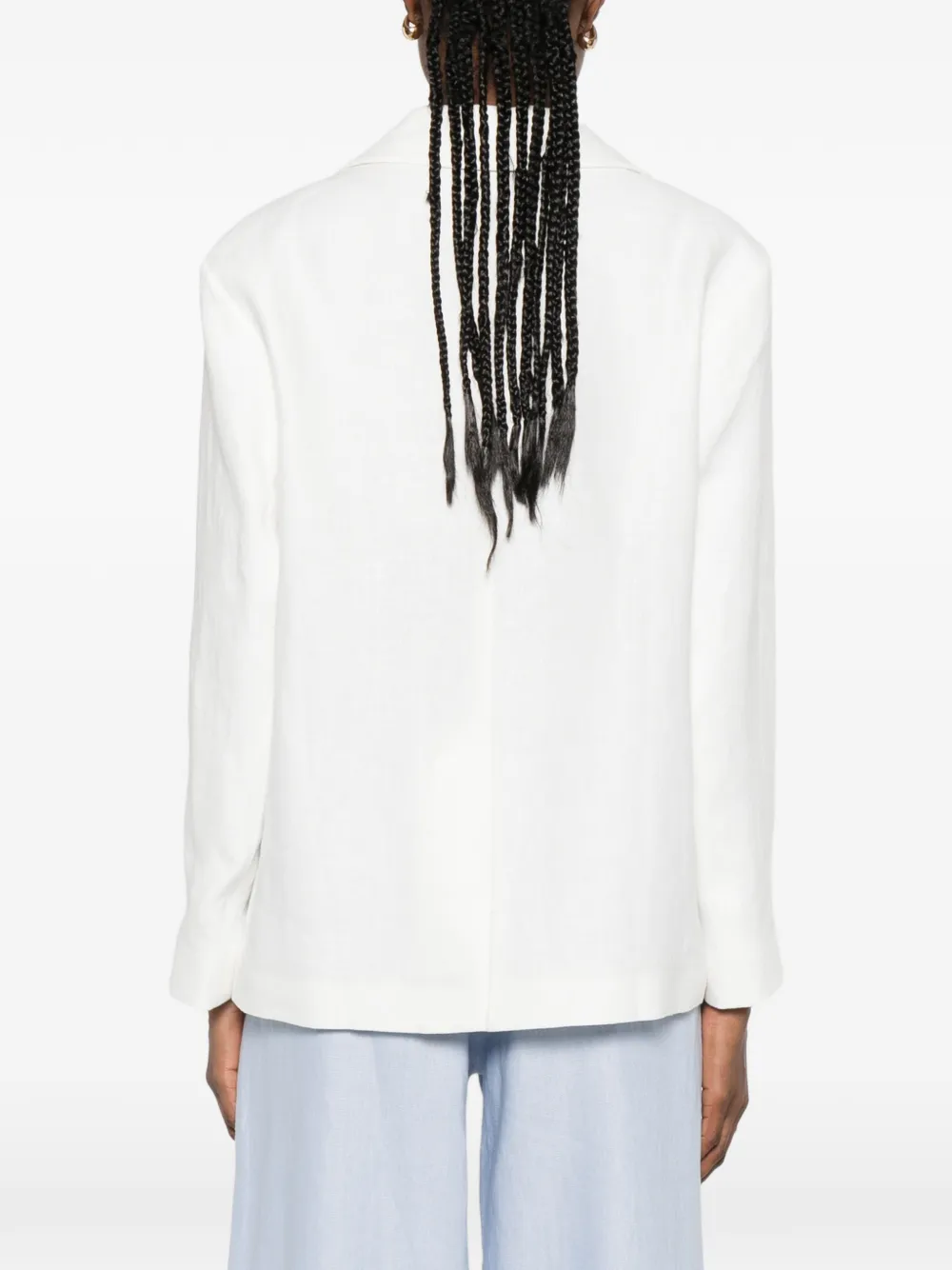 'S Max Mara Linnen jack Wit