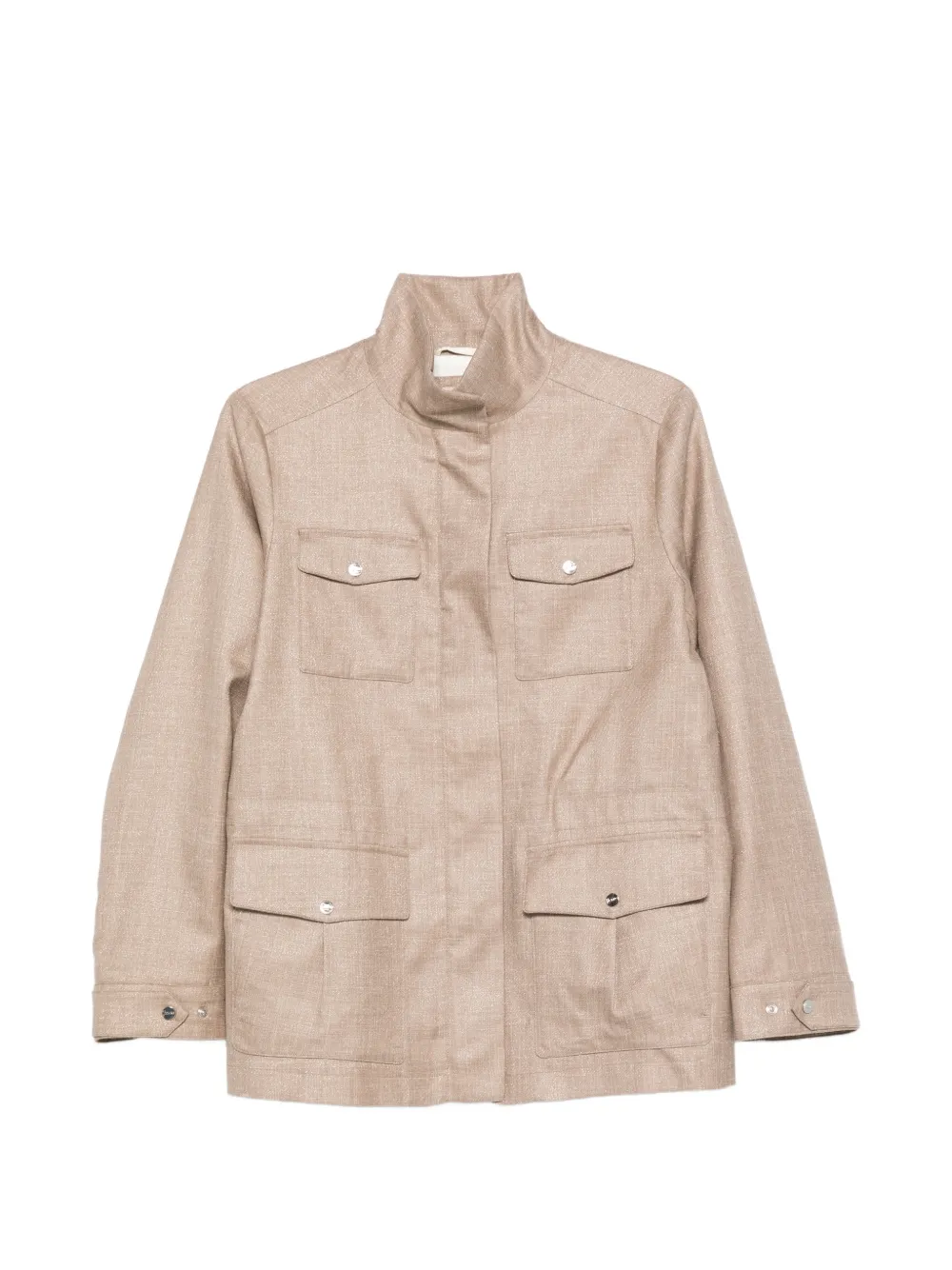 Herno buttoned pocket jacket - Toni neutri