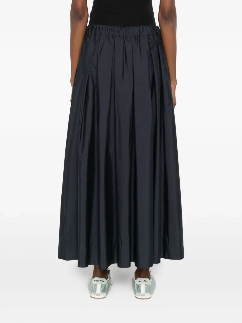 'S Max Mara Maxi-rok met trekkoord Blauw
