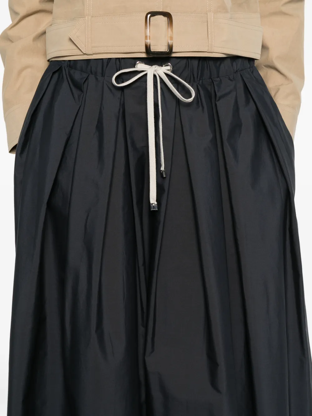 'S Max Mara Maxi-rok met trekkoord Blauw
