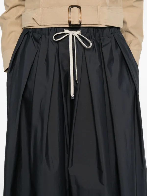 S Max Mara Drawstring Maxi Skirt | Blue | FARFETCH