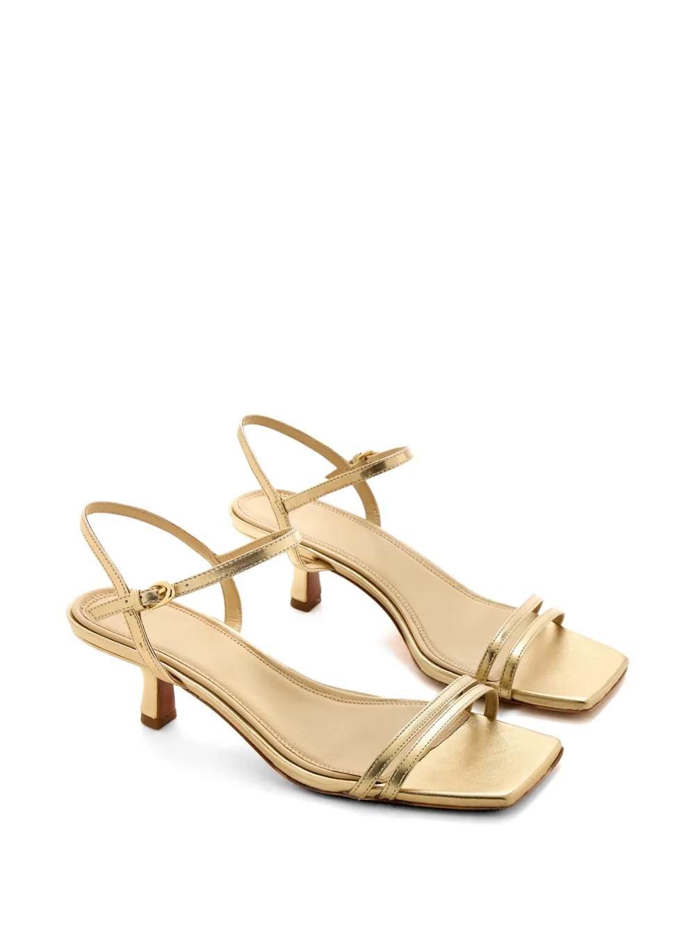 Vince Tilda leren sandalen Goud