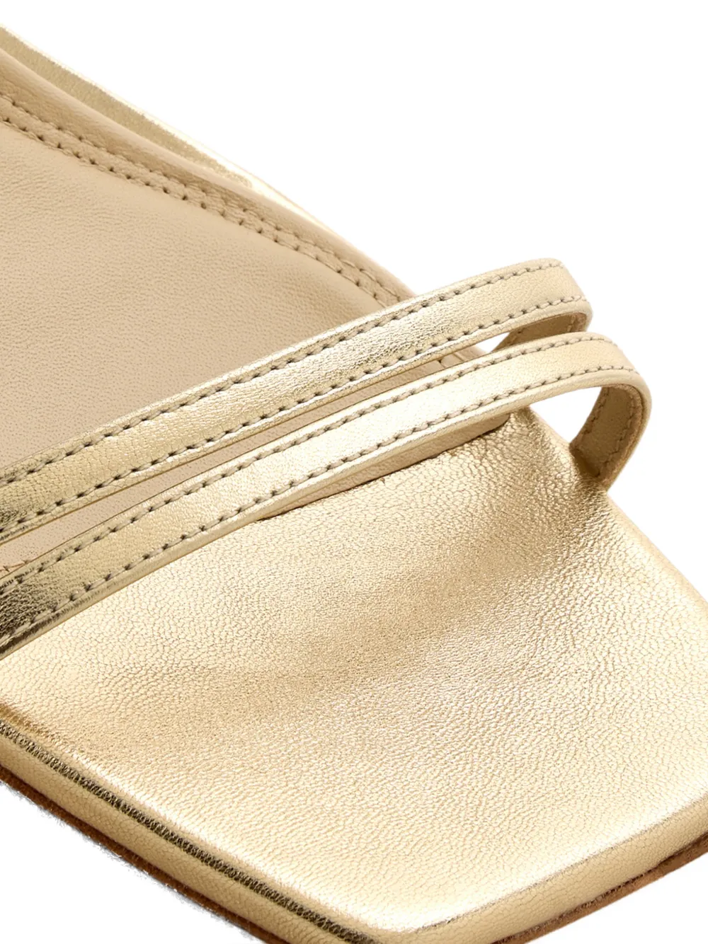 Vince Tilda leren sandalen Goud