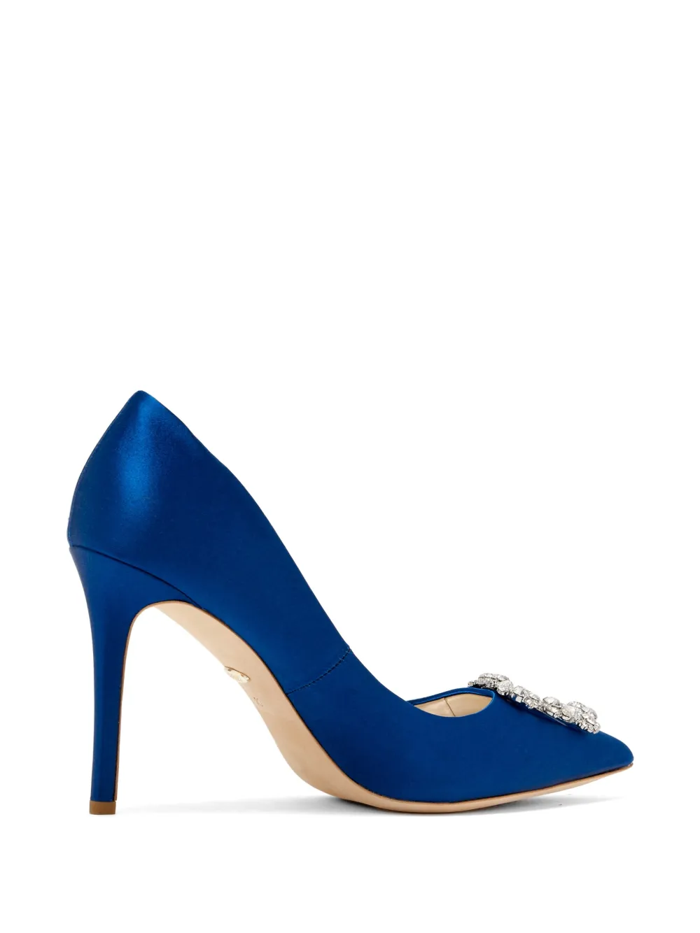 Badgley Mischka Cher crystal-embellishment pumps Blauw